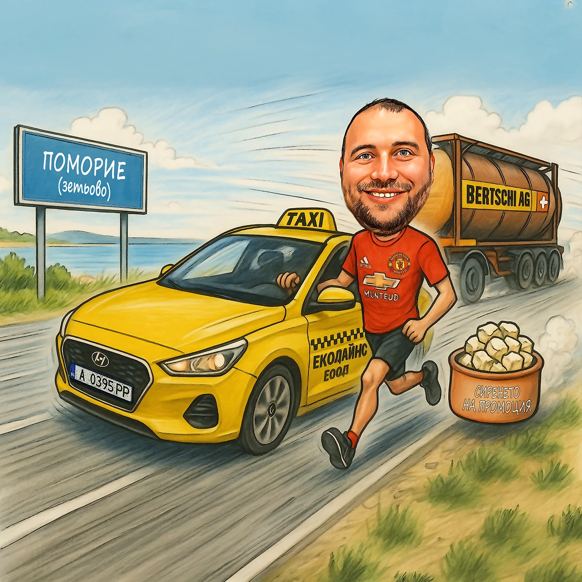 Подарък за таксиметров шофьор